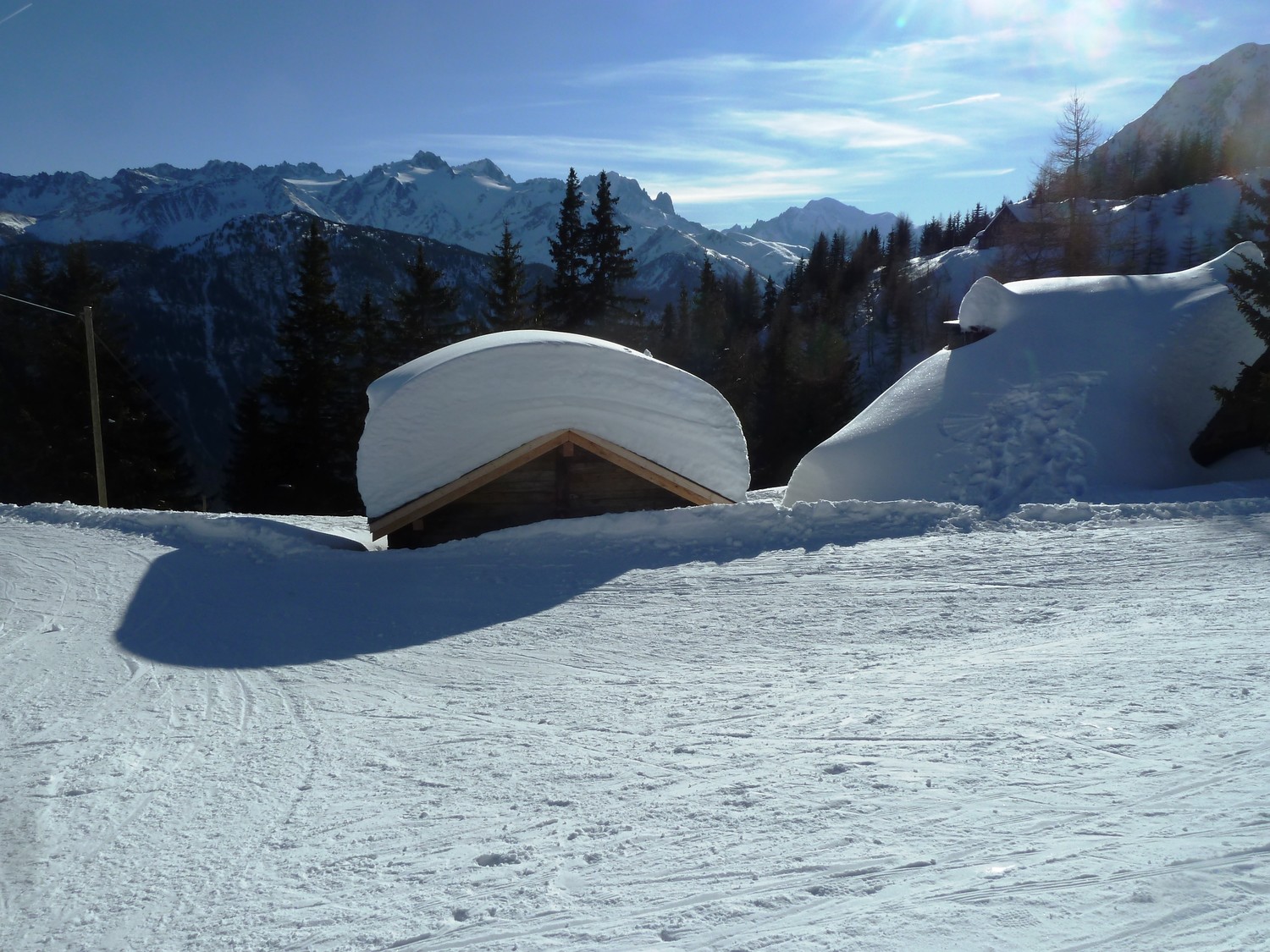 Ici aussi y'a de la neige!