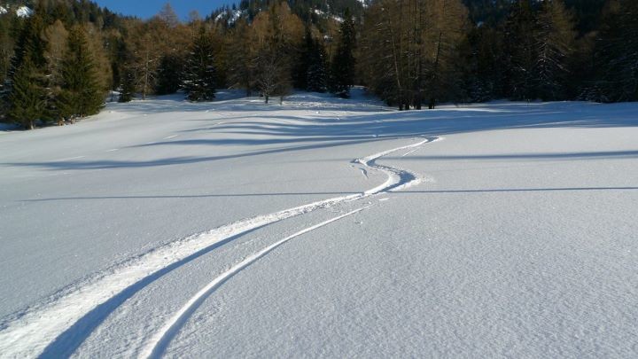 discesa su Trimmis