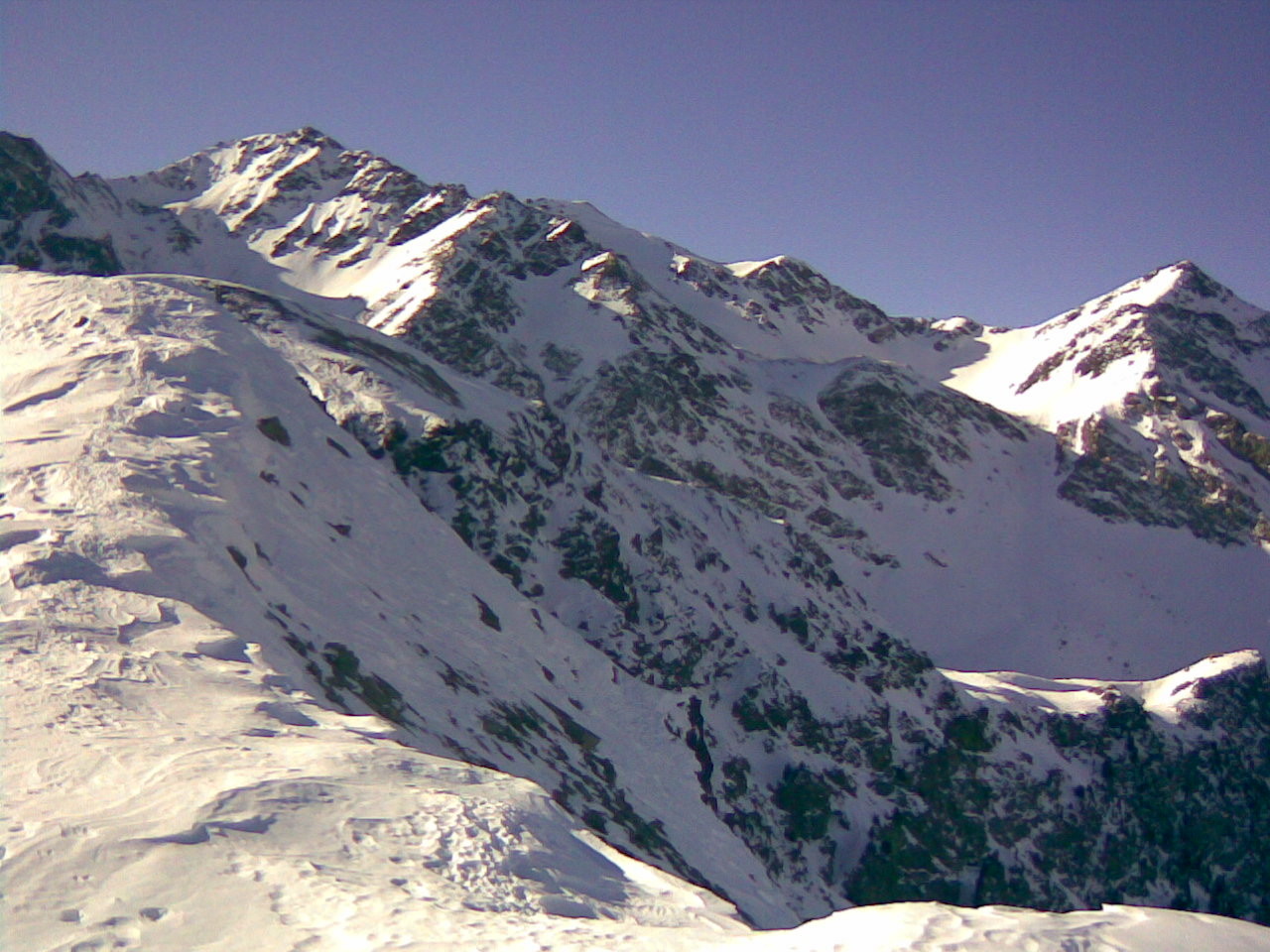 Versant Nord de la pointe des Sarrasins