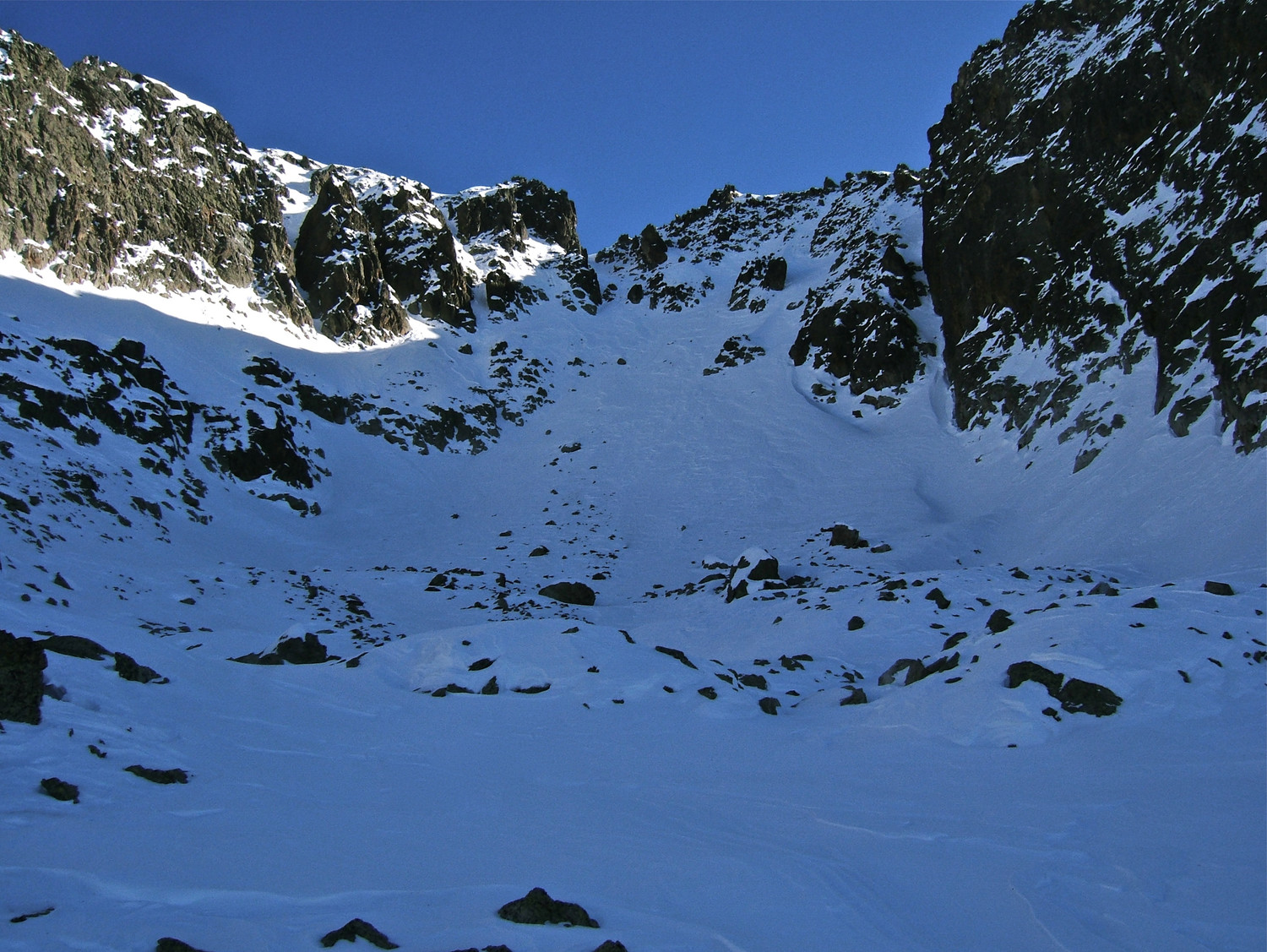 Descente du Mt Aver par le couloir N.