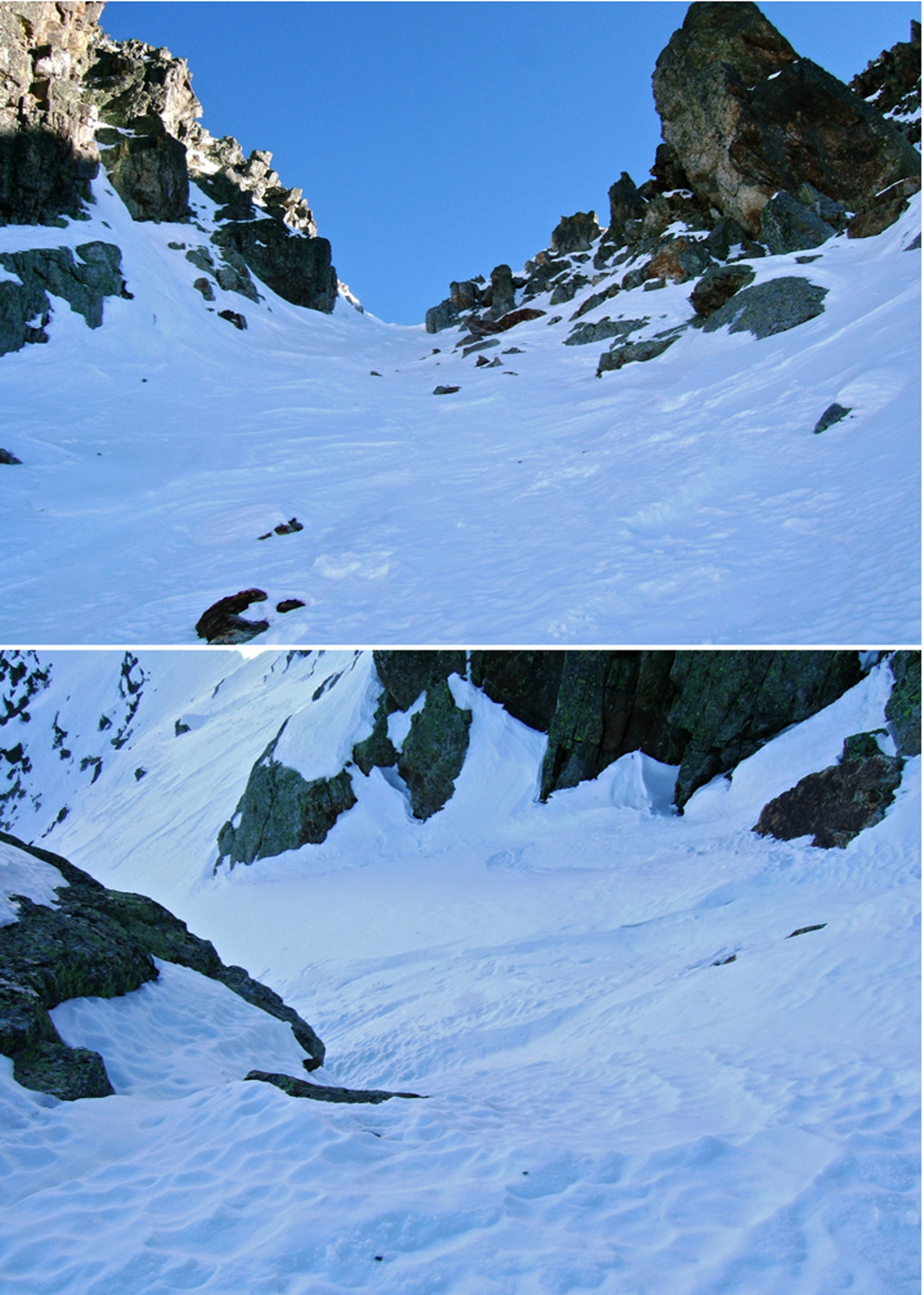 Le couloir N. pas en très bon état.