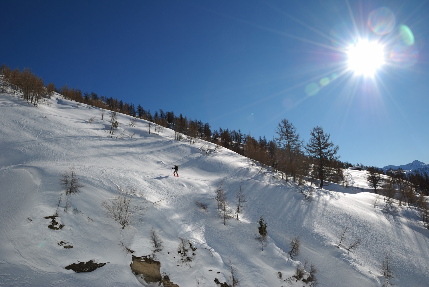 Remontée vers le Schafberg