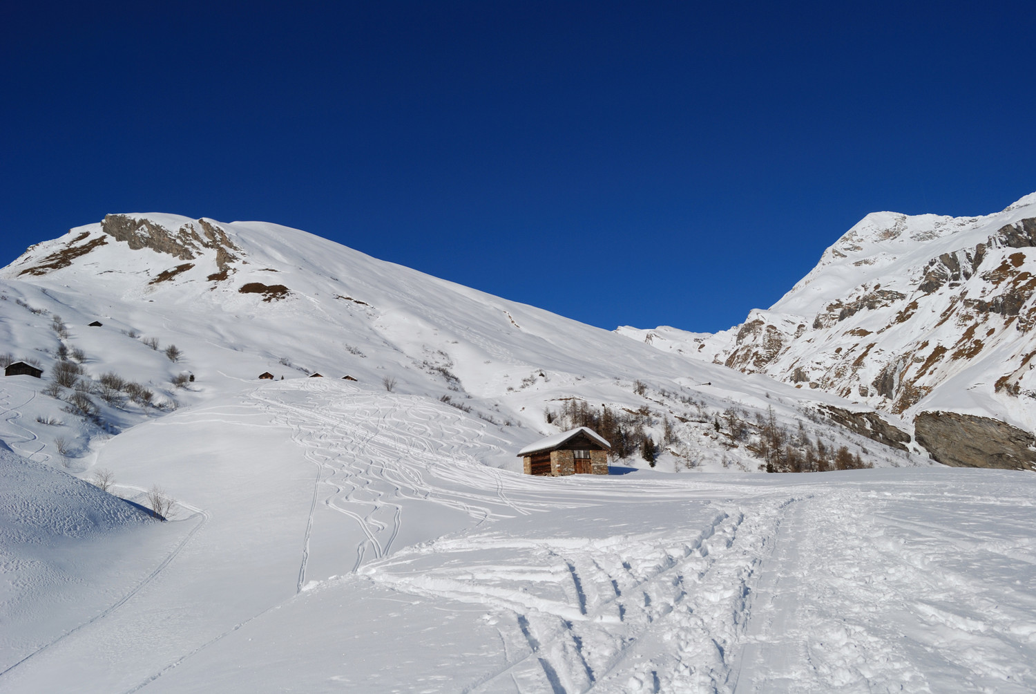 Una delle baita presso Gadenstatt 1730 m
