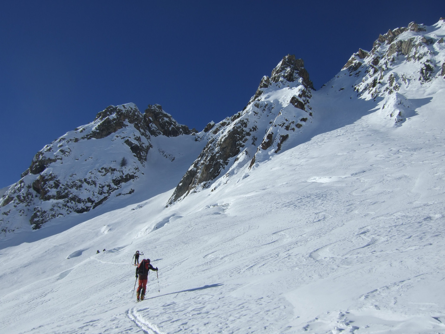 Couloir NE Rocheboc - vue d'ensemble