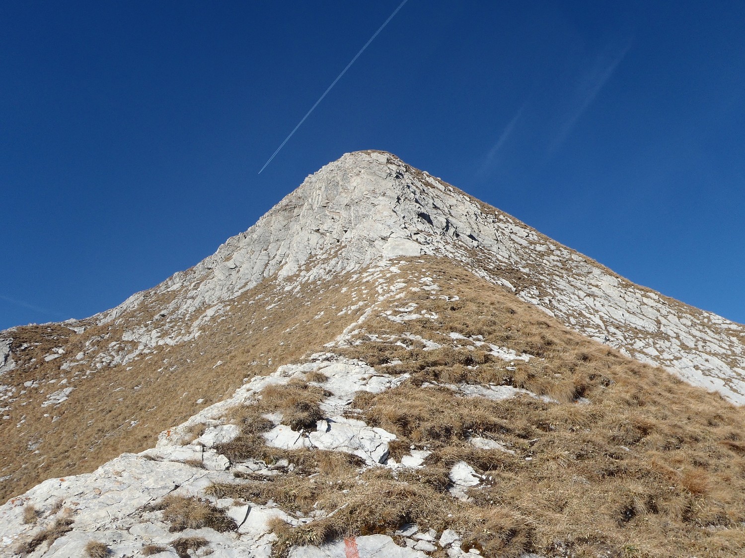 versant sud à la descente