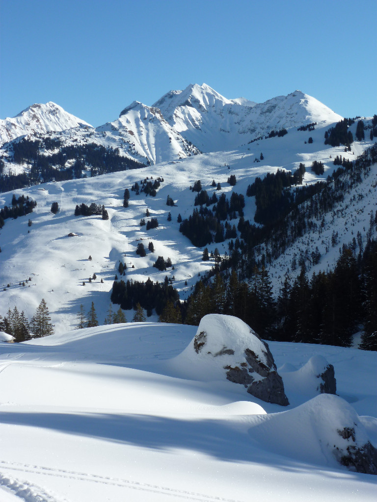 Vue sur le Männliflue (2652m)