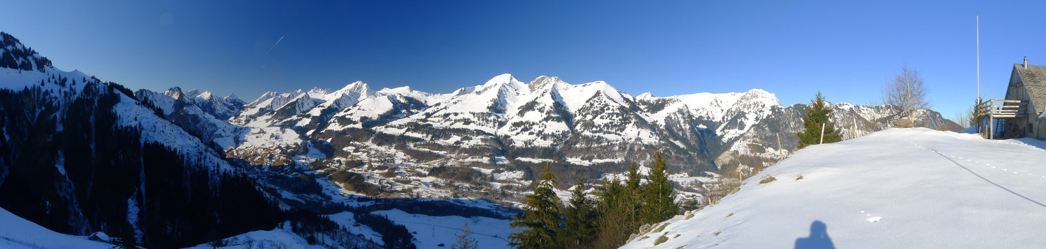 Chaudzerya : enfin au soleil et vue sur l'Intyamon