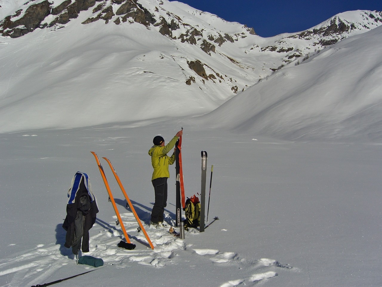 Détente au lac avant Barberine qui nous attend dans le fond