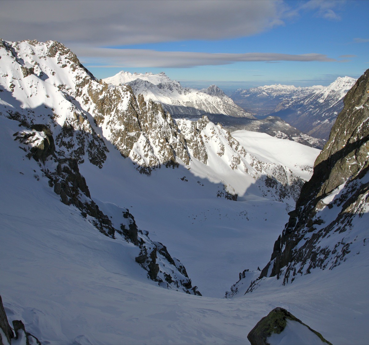 Couloir N du Col de Six Carro