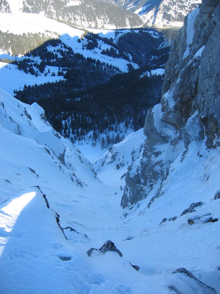Sortie classique du couloir NW du Mont d'Or