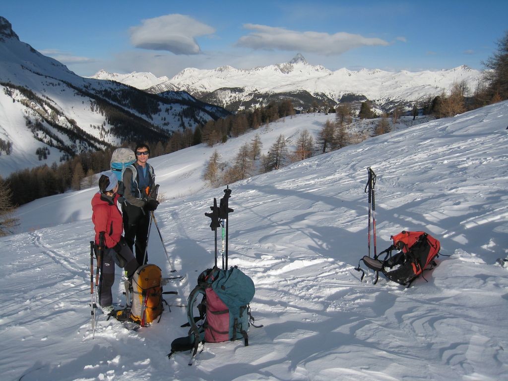 En montant aux Marcelettes, sous la Crête de Curlet