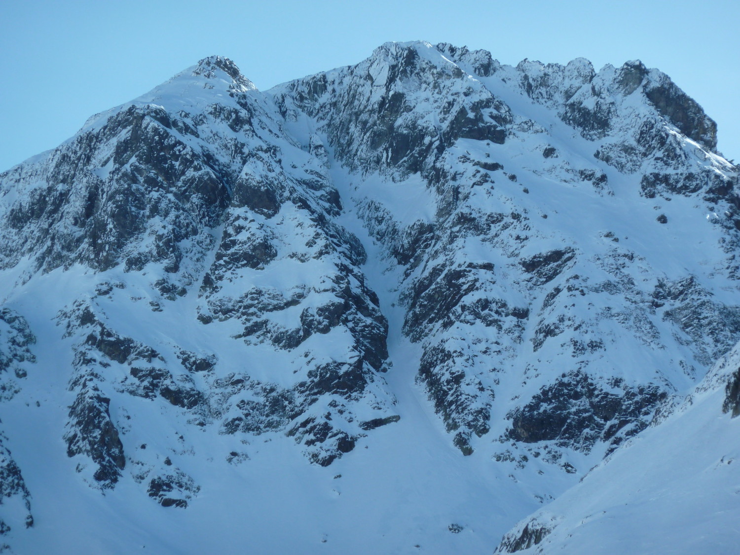 Crête de la Marmottane, couloir NW