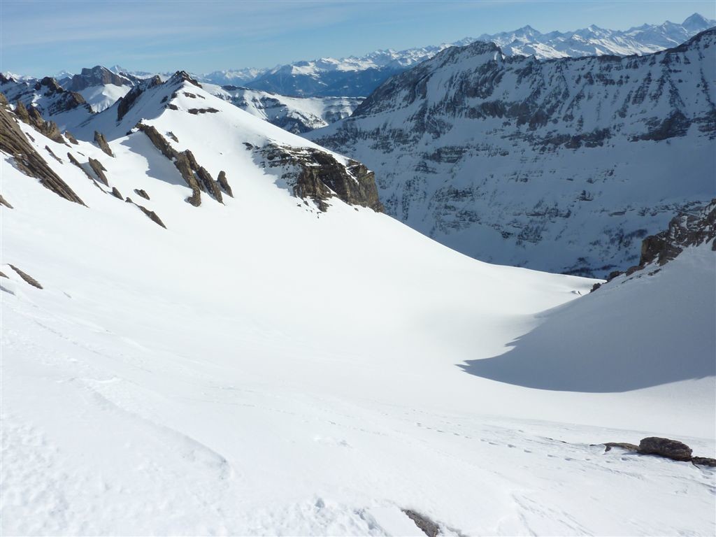 Descente sur Derborence