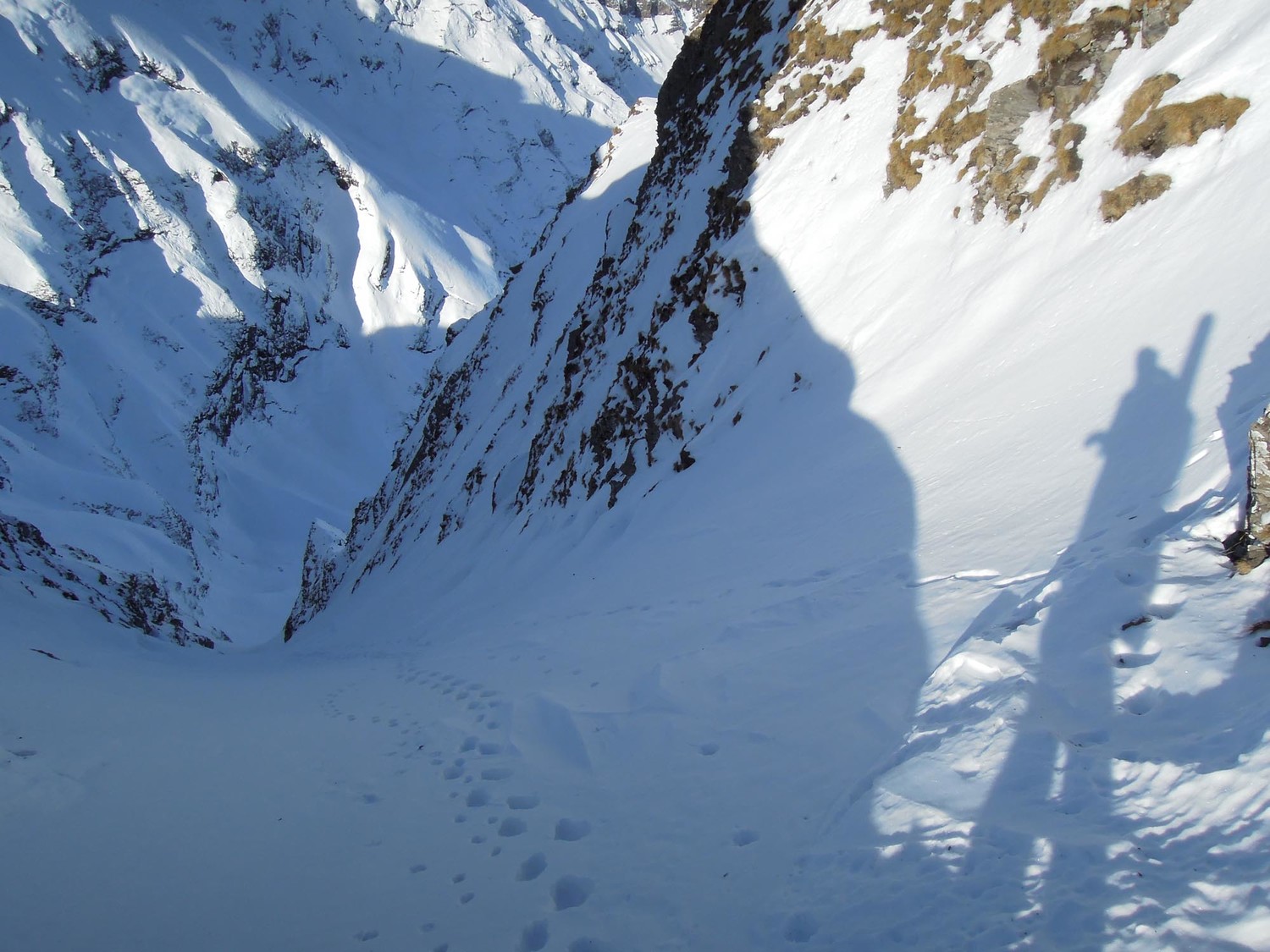 3 Merles. Le sommet du couloir et enfin le soleil.
