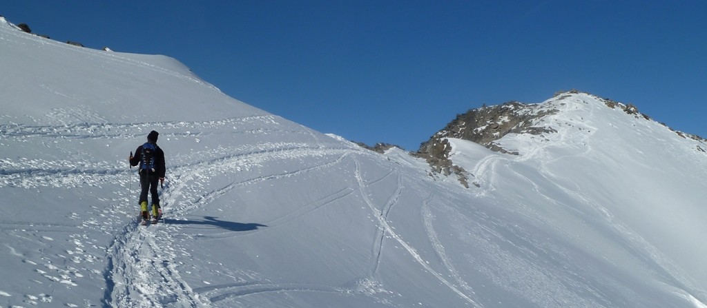 Marco verso la vetta