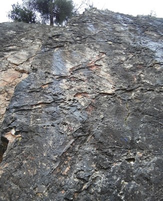 La Trinité (détail du rocher)