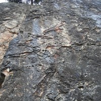 La Trinité (détail du rocher)