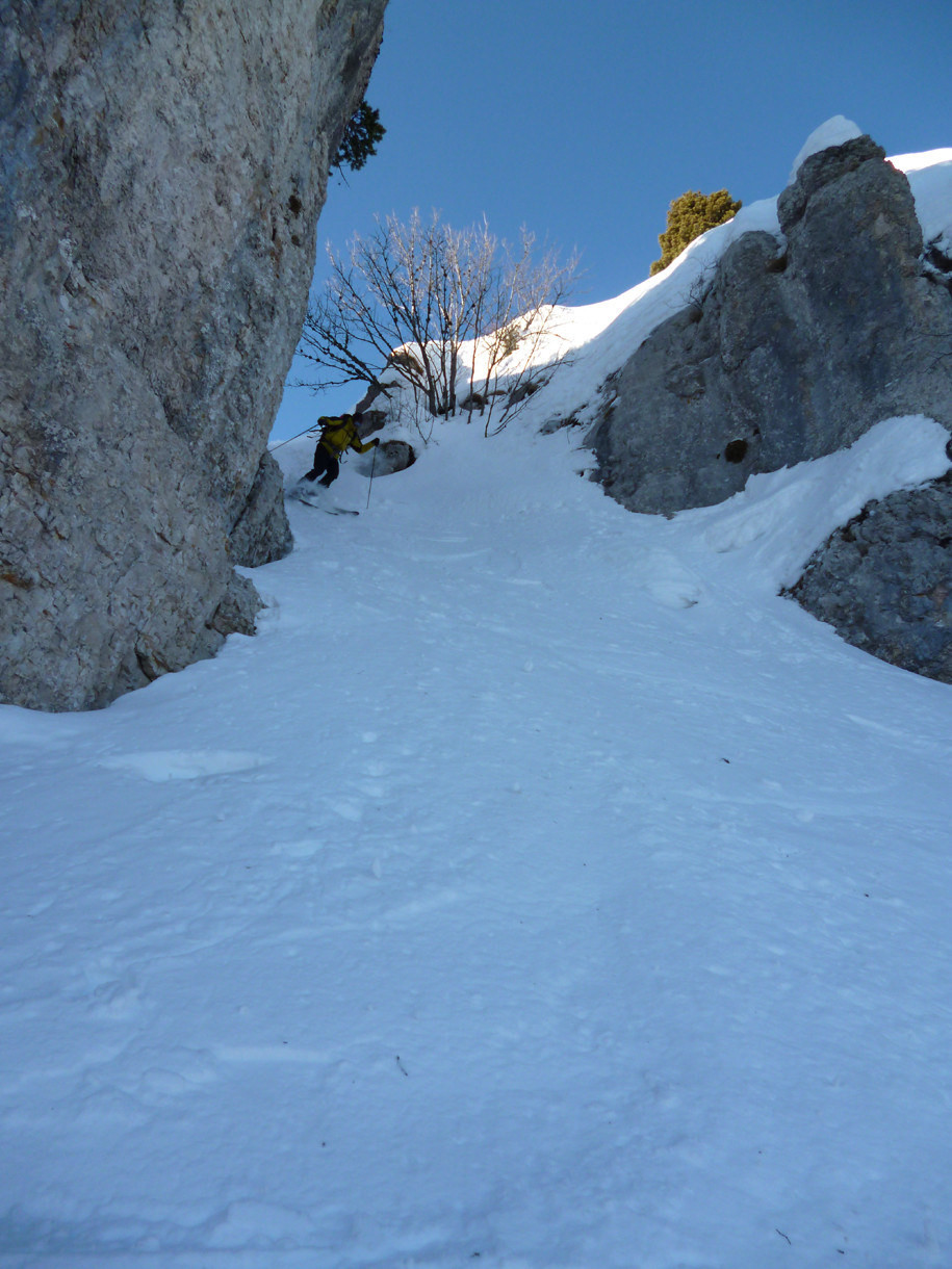 Belles Ombres, entrée du couloir E.