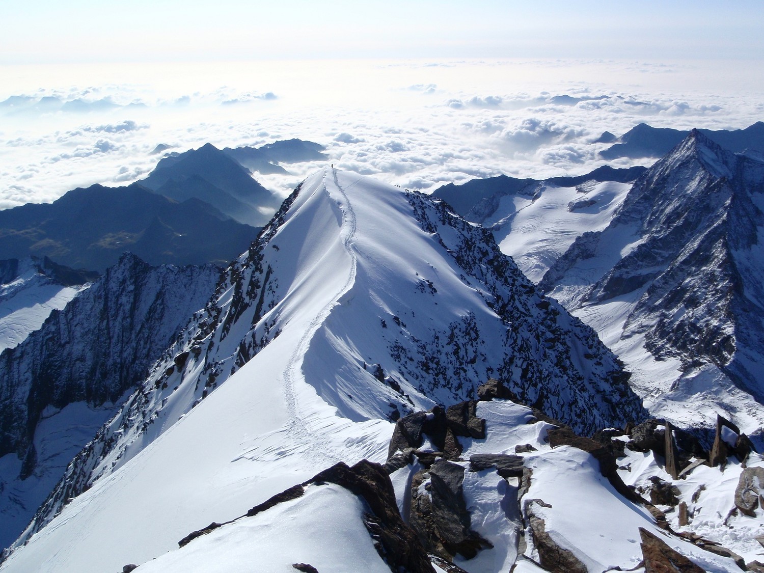 au sommet
