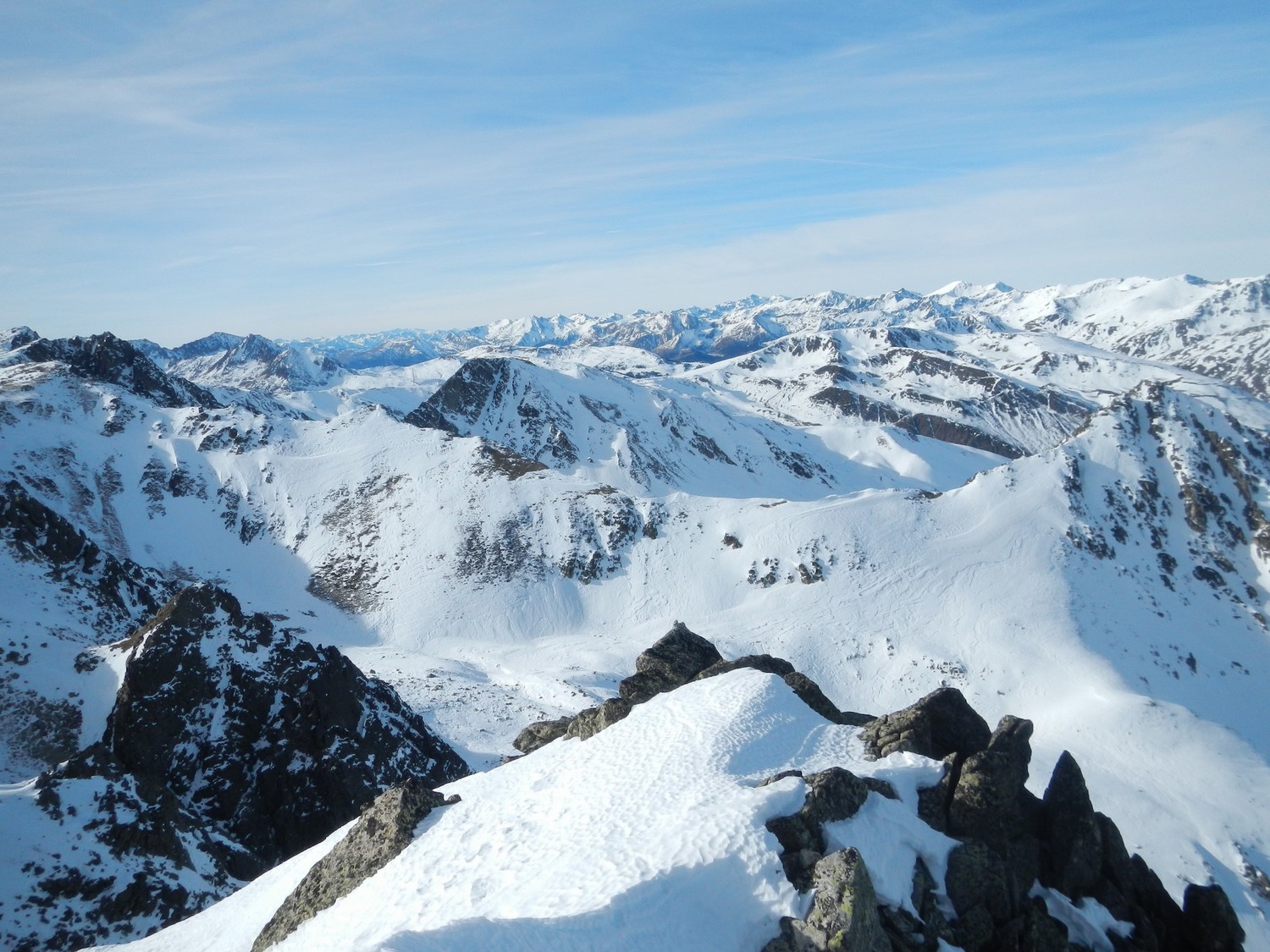 Vue depuis le sommet des Baillettes