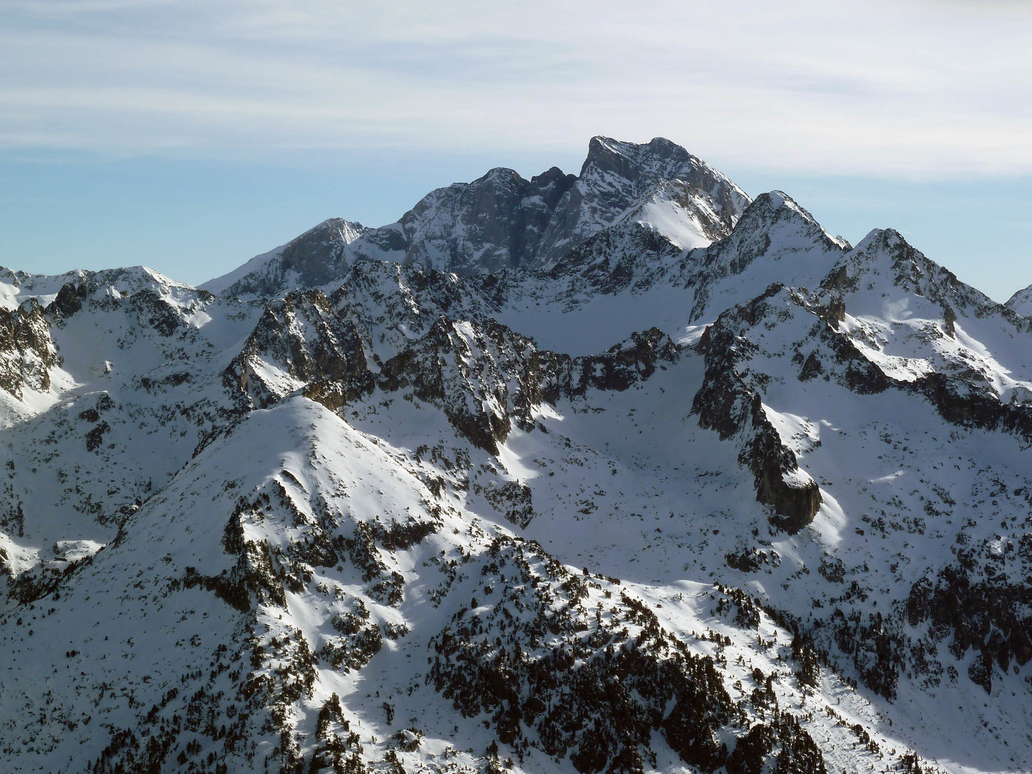 Le massif du Vignemale et du Chabarou