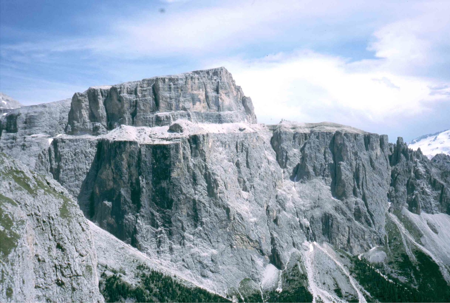 Pordoispitze from the Abrahamskante