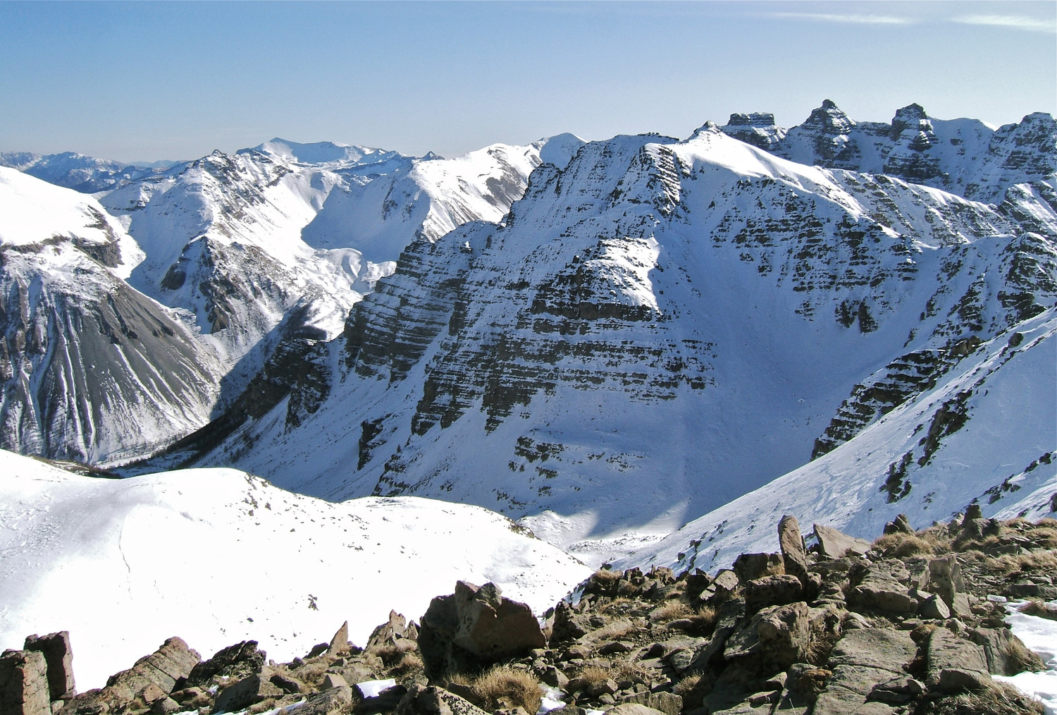 Vallon de descente et Sanguinérette.