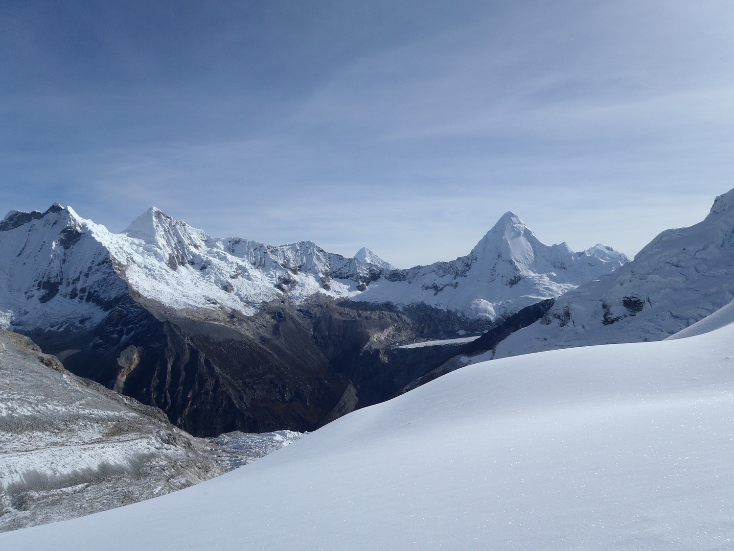 depuis le col