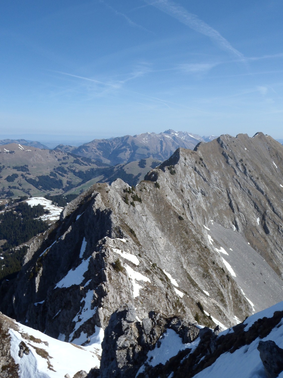 au sommet vue sur le gros van