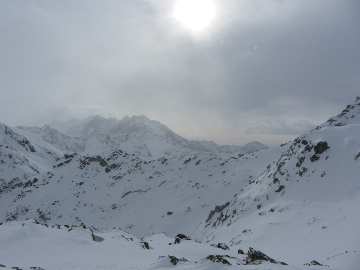 Dalla cima verso sud