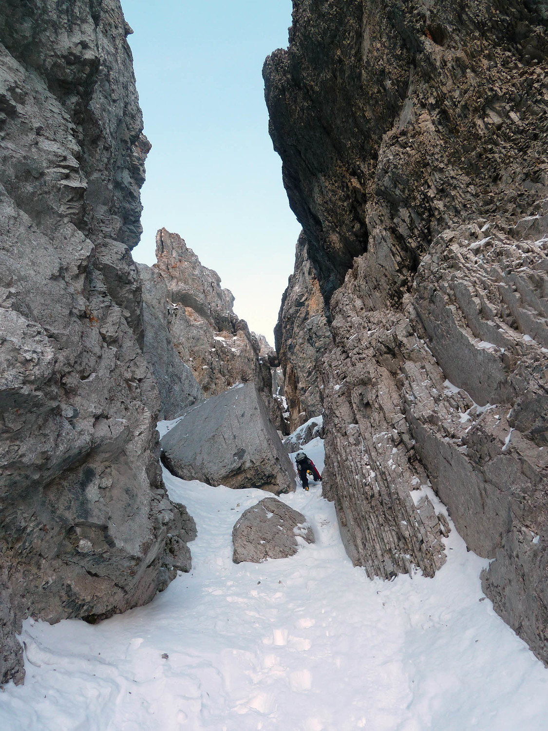 La perspective du couloir depuis R1 (Olivier)