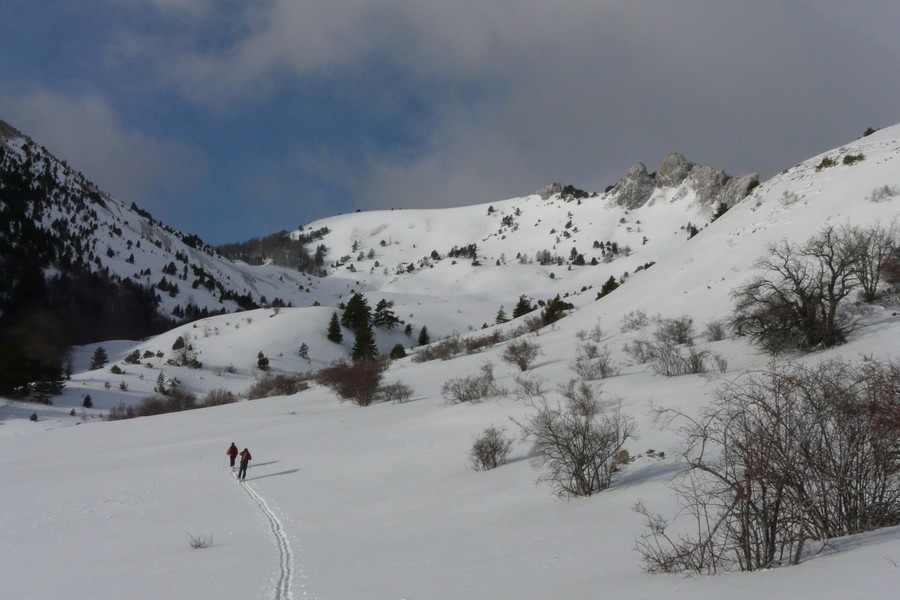 En montant au Col du Grand Vallon