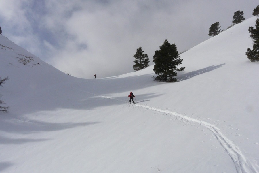 Arrivée au Col du Grand Vallon