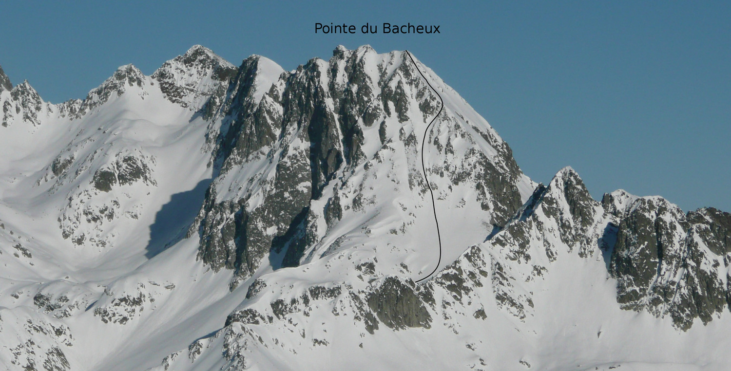 Pointe du Bacheux : Face S
