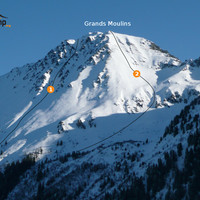 Grands Moulins, face S et SW