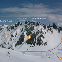 Freydane Col de Blamette - Pic Lamartine - Rocher de l'Homme