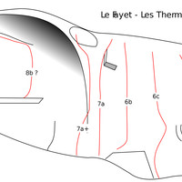 Topo Falaise : Les Thermes, Le Fayet