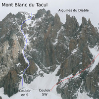 Mont Blanc du Tacul - FaceS
