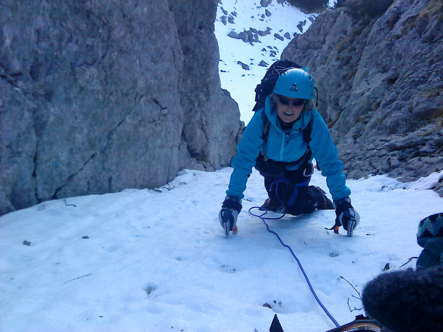 partie étroite du couloir