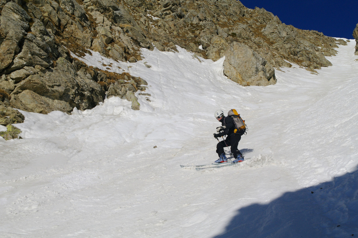 Delphine à son tour dans le haut