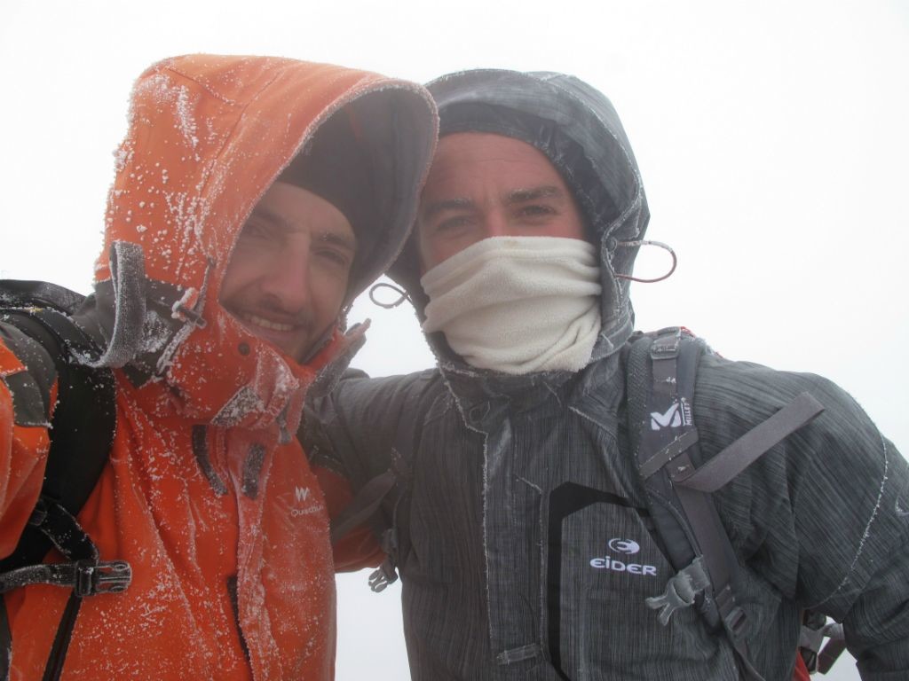Tempête au sommet du Ras Ouanoukrim (4083 m)