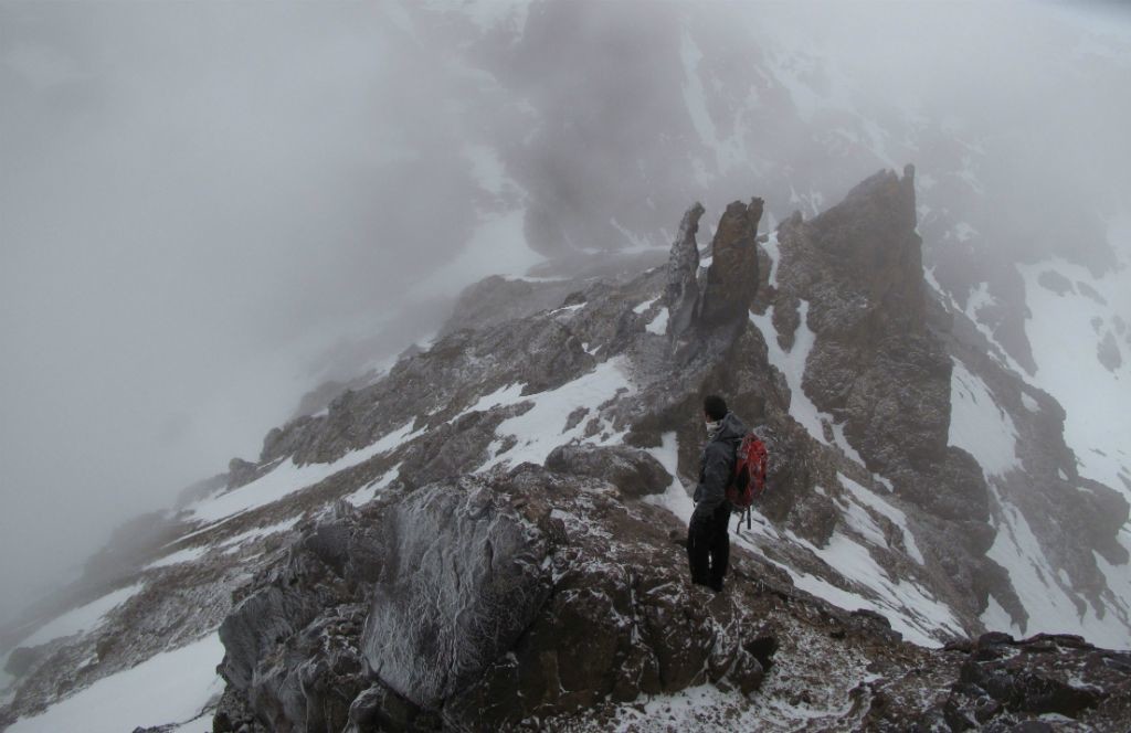 Descente de l'arête E