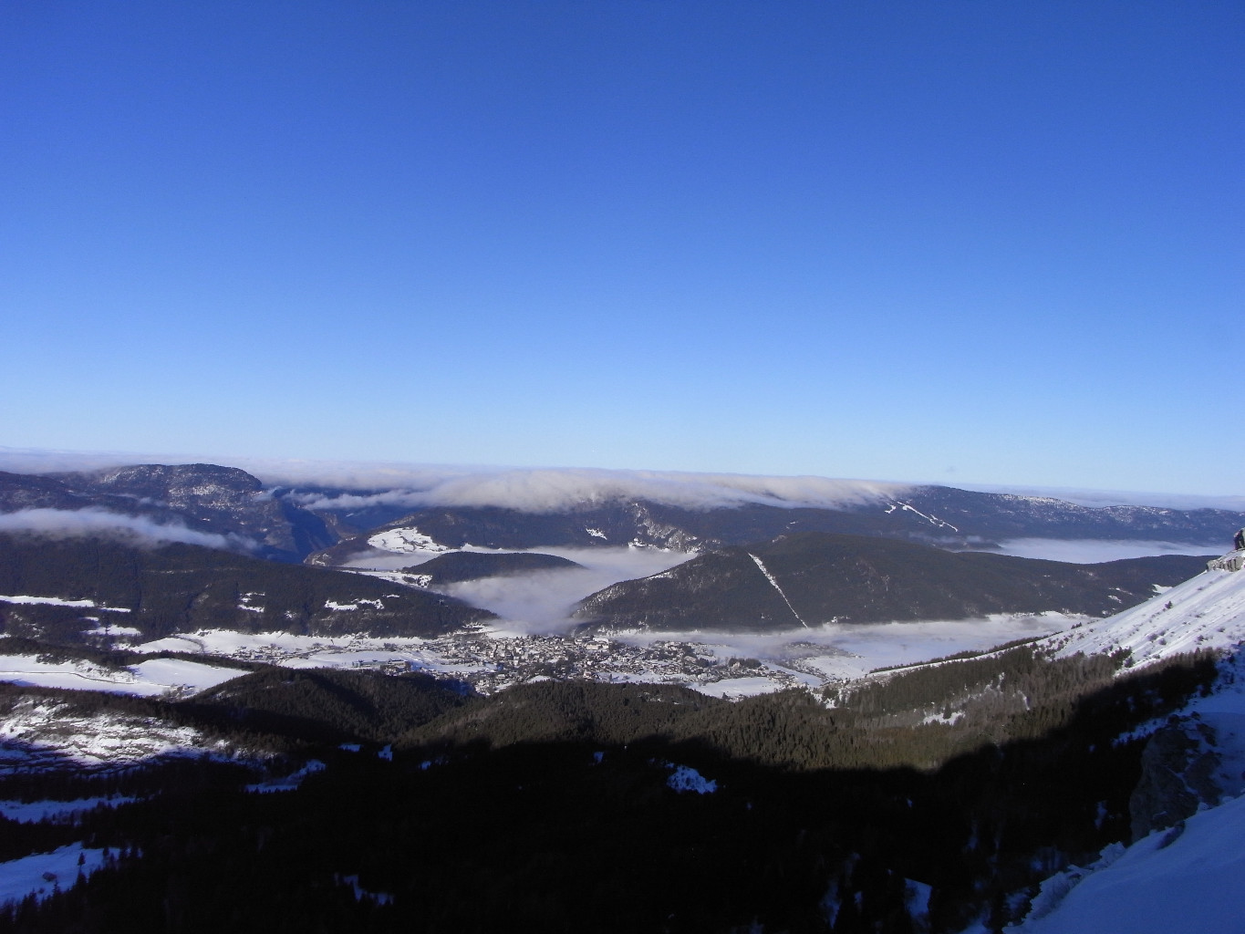 Depuis le Col Vert