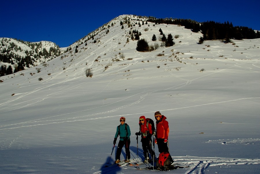 petite pause au pied d'Andey