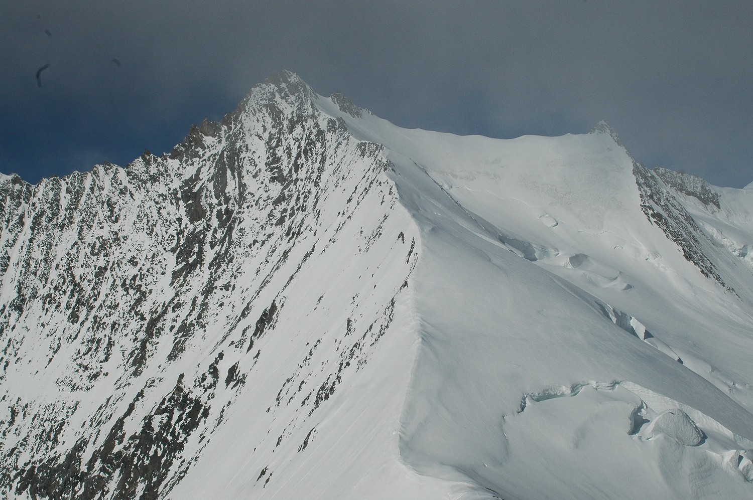 arete et sommet du nadelhorn