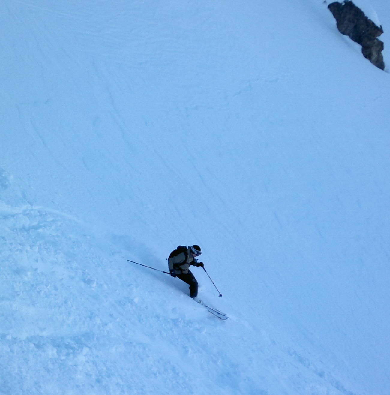 Descente du couloir ENE