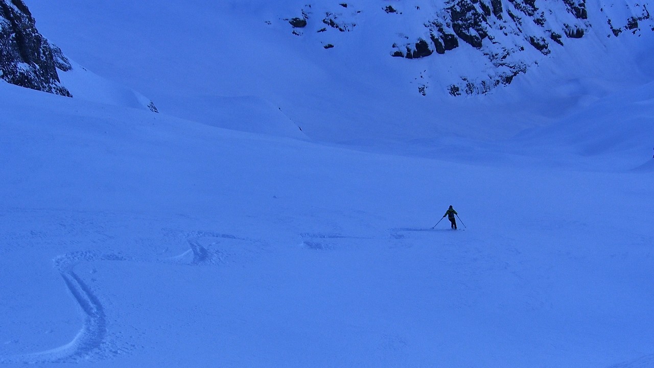sur le glacier de Tré les Eaux. Un monde fou