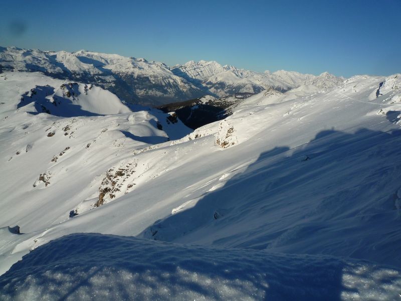 l arete vue du sommet