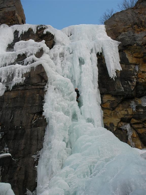 Cascade de Patri, sortie de droite, Cogne.