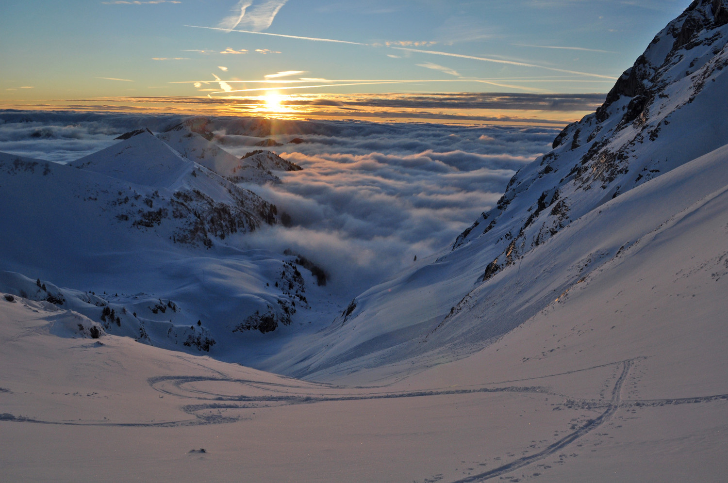 la mer avance ... vers le col de planchamp